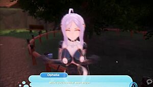 Sex doll dances teasingly in monster girl island