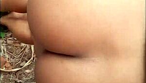 Damn! Cute brunette teen gets gangbanged hard in wild anal