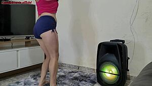 Obsessed With My Sexy Brazilian Stepdaughter Dancing, Craving Raw Action Without Protection