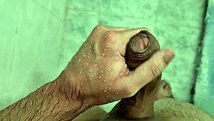 A solo shower scene with a hot gay twink.