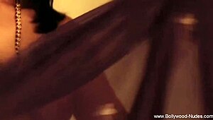 bollywood brunette teases in nude dance