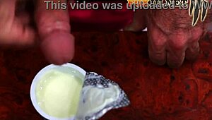 Testy yogurt surprise, wanna taste this cum treat?