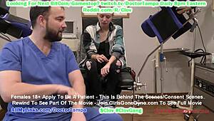 Clov - Ava Siren’s 1st Gyno Exam with Doctor Tampa Probing Deep