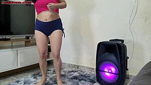 Obsessed With My Sexy Brazilian Stepdaughter Dancing, Craving Raw Action Without Protection