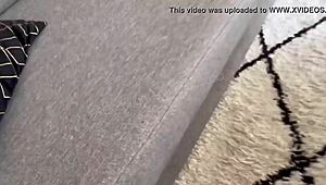 Defi Inconnu Gets Bent Over and Fucked by Uber Eats Delivery Guy on Hidden Cam