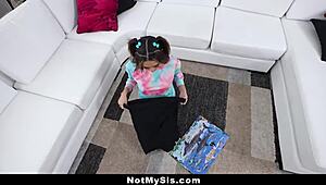 stepsister snowed in with big stepbrother