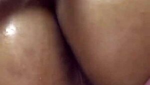 Ebony Stepmom Pleases White Stepson