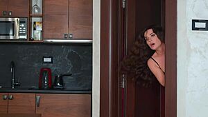 Sharing a Hotel Room With a Sexy Milf, What Happens Next?