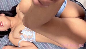 Latina stepsister gets first with boyfriend