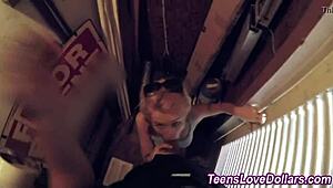 Teen Jizzed In Public Outdoors