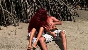 Oh My God, This Couple's Wild Outdoor Sex On The Mysterious Island!