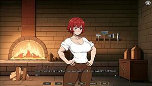 Tomboy Love In Hot Forge Hentai Game Ep 1 Masturbates Thinking Of You With Intense Action