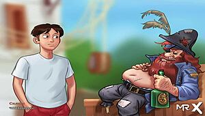 summertimesaga anime mature gets creampie in pussy episode 13.