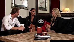 Untamed cougars julia ann n jessica jaymes bound n fucked by their dom