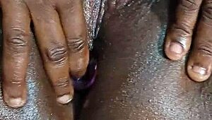 ebony solo fingering huge ass for anal joy