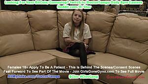 Clov - Ava Siren’s 1st Gyno Exam with Doctor Tampa Probing Deep