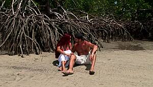 Oh My God, This Couple's Wild Outdoor Sex On The Mysterious Island!