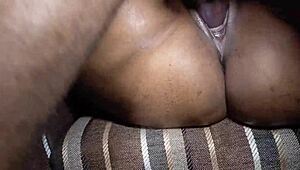 Tall lizzy gets banged by her boyfriend after american big black cock