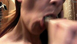 Anal sex and deep throat in a homemade porn video with a curvy girl.