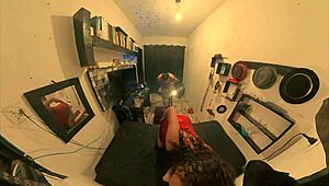 Outro olhar por dentro da cena Priscila Beline novinha gostosa fudendo com blowjob e doggystyle