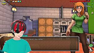 hot babe in underwear parody game