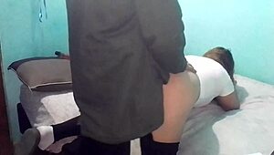 Latina Emo Bent Over For Doggystyle Fucking