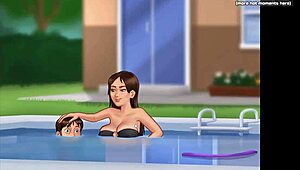 hot stepsister fucked underwater and successfully impregnated in my sexiest gameplay moments summertime saga v0 18 5 part 25