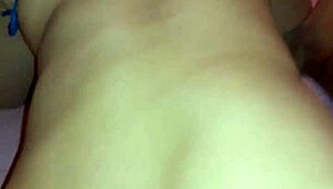 Intense blowjob on a big cock with ass in view.