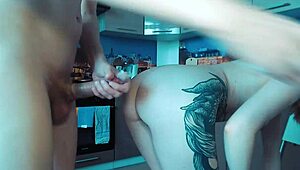 Facefucked in the Kitchen