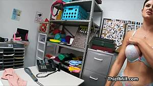 Milf Suspect Squirts Hard After Intense Office Questioning - What's Her Secret?