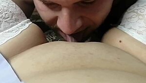 oh yeah, he licks that pussy so good, tongue diving deep, making her moan in pleasure! 😈