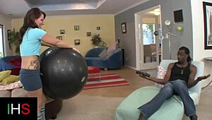 Man, the girl next door just got her pussy slammed by a massive black cock!