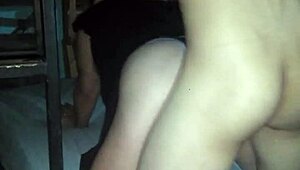 Want to see me pound my girlfriend doggy style in her thong at night?