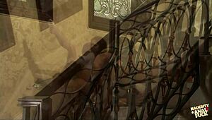 brunette in heels enjoys passionate anal sex 😘