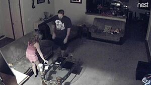 Wife Caught Cheating on Hidden Cam in Secret Affair