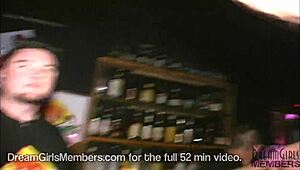 hot closeup club upskirts & wild tit flashing 😏