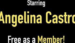 Dolgun Latina Angelina Castro'nun Garip Oyuncak Fetişi