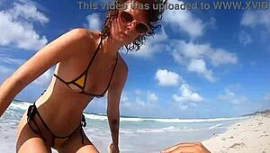 Wet and Wild Public Beach Sex Madness