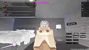 58 Roblox Whore Rides Cowgirl and Takes Anal