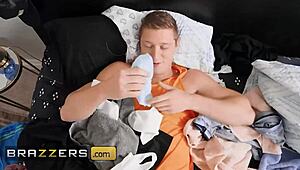 Hey, watch Dani Valentina tease Oliver with her yoga moves until he can’t resist?