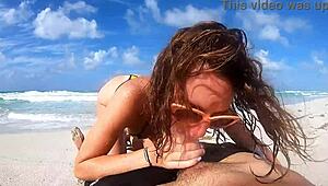 Wet and Wild Public Beach Sex Madness