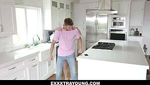 Petite Babe Aften Opal Rides Boyfriend's Huge Cock on Sofa, Feeling Intense Pleasure