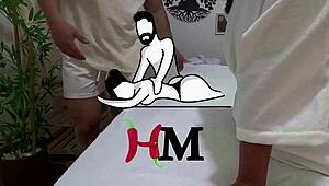 Can You Believe This Married Latina Filmed Naked in a Real Tantric Massage Room?