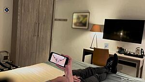 Sharing Bed with Stepmom Turns into Intense Anal Test in Hotel