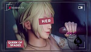 Blacked Anime Cock Explodes in Wild Interracial Action!