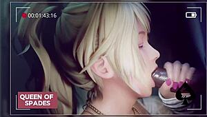 Blacked Anime Cock Explodes in Wild Interracial Action!