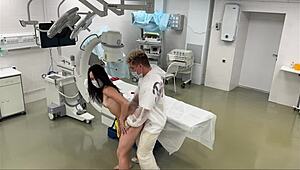 Rough Hospital Fuck on Surveillance Cam