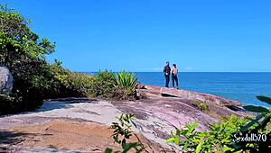 horny lesbos use dildos on naked bodies