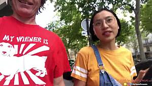 June Liu, Spicygum's Chinese Asian Star, in Steamy American Creampie Scene