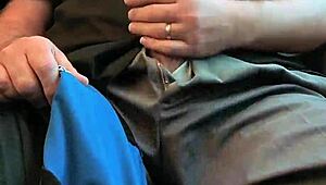 mycock4u2see says, jerking and cumming on the train